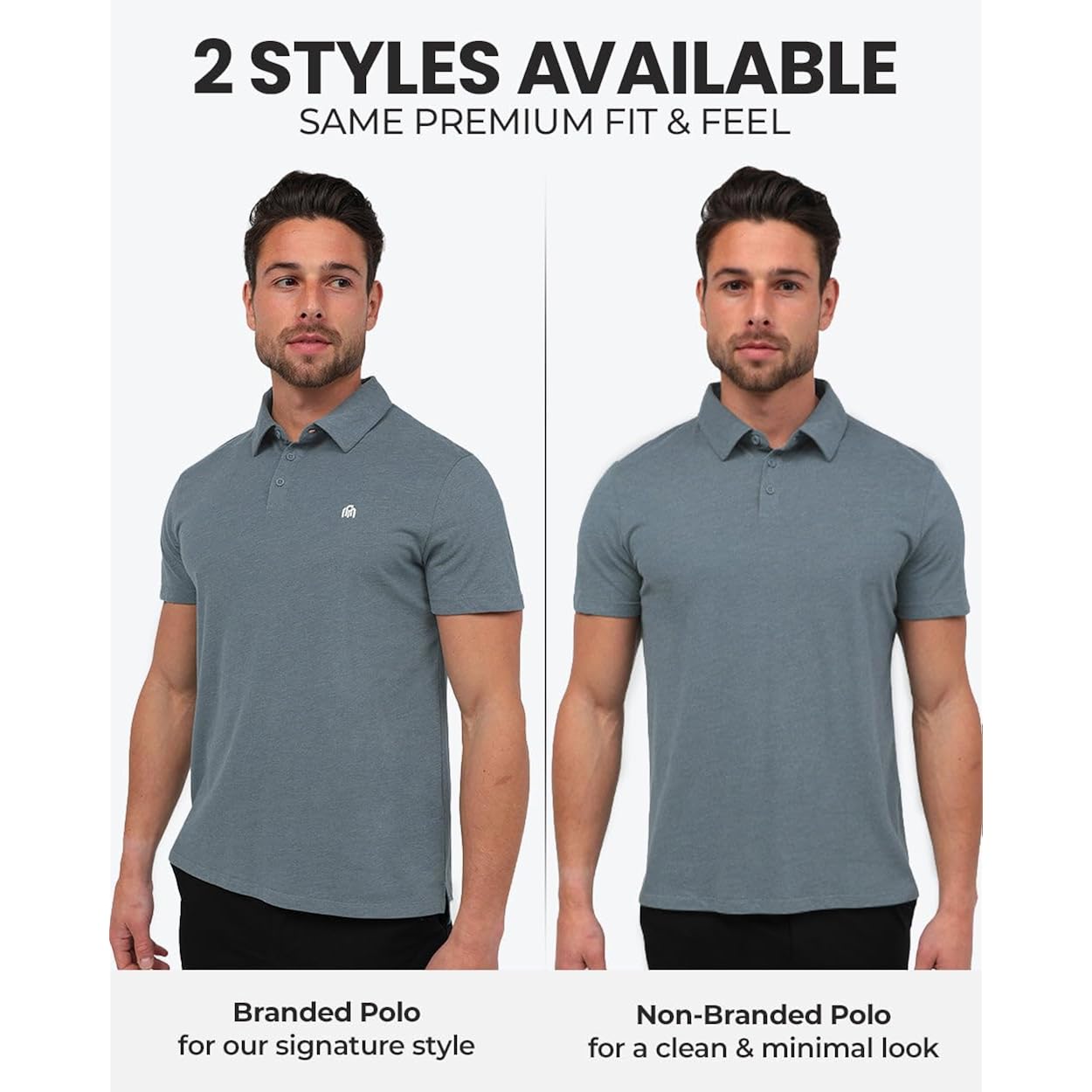 Into The Am Polo Shirts For Men - Soft Cotton Slim Fit Short Sleeve Collared Shirt Men S - 4Xl Fitted Polos