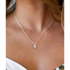 Gold Necklace for Women 14K Gold Plated Dainty Pendant Chain Puffy Heart Italian Horn Radiant Sun Compass CZ Teardrop Bow Charm Trendy Jewelry Gift