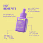 Byoma Hydrating Recovery Oil - Luxury Face Oil With Squalane, Jojoba Oil & Seabuckthorn Oil - Instant Radiant And Glowy Skin - Barrier Repair Facial Oil - 1.01 Fl. Oz