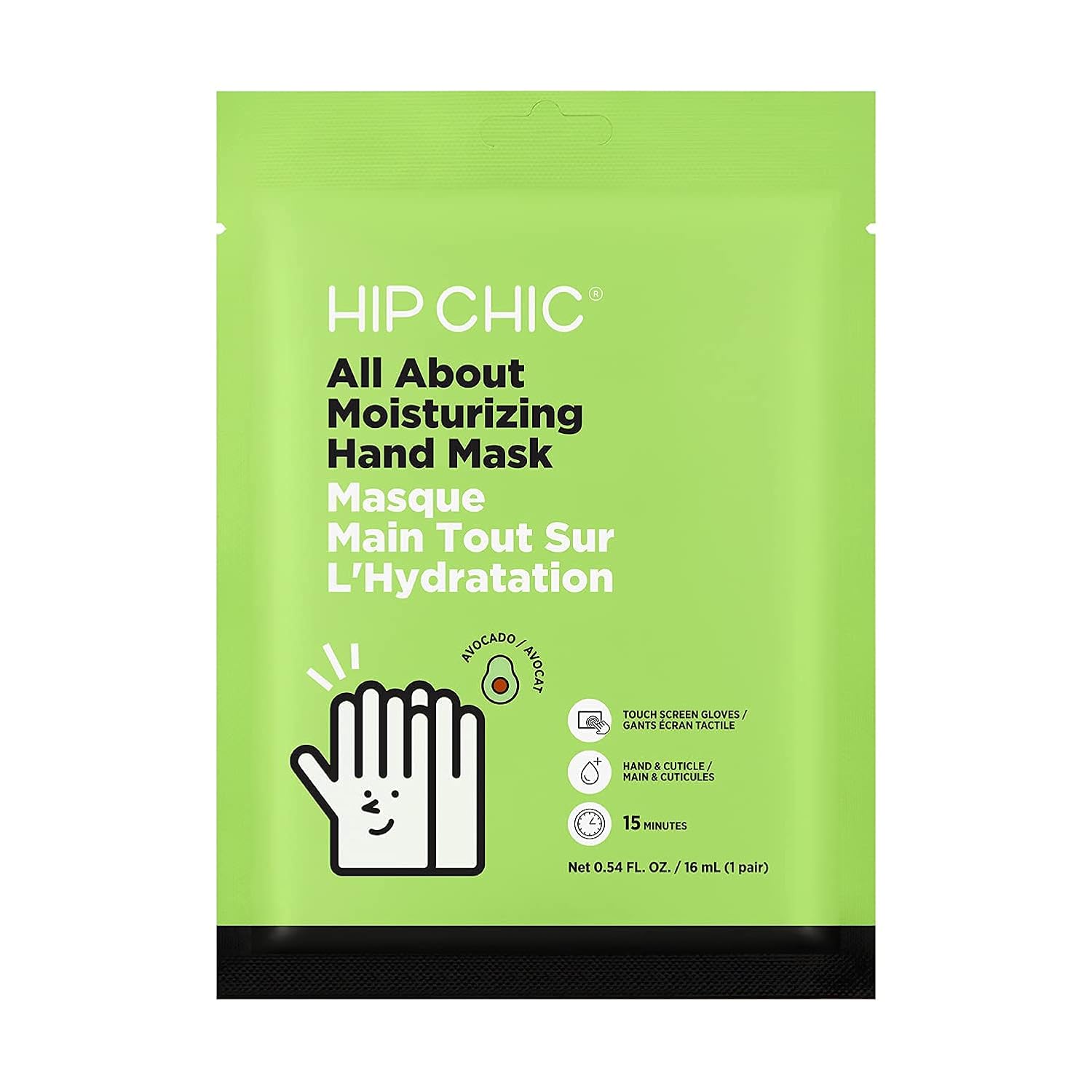 ® ALL ABOUT MOISTURIZING HAND MASK 1 EA - Touchscreen friendly intensive hydrating spa treatment mask for Hands gloves