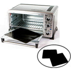 Two-Pack 100% Non-Stick 11" Toaster Oven Liner. Finally, Prevent Spillovers, Gunk & Odors! Great Teflon Liner For Toaster Ovens, Dishwasher Safe, Best Toaster Oven Accessories