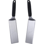 Blackstone 5550 Extra Long Griddle Spatula, Set Of 2 | Heavy-Duty Stainless Steel, Non-Slip Plastic Handle, Heat Resistant, Dishwasher Safe