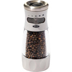 Oxo Good Grips Contoured Mess-Free Pepper Grinder, Adjustable Ceramic Grinder With Five Settings, Black Pepper Mill For Home And Kitchen, Spice Tool And Kitchen Gadget