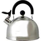 Mr. Coffee Carterton Stainless Steel Whistling Tea Kettle – 1.5-Quart Capacity, Mirror Polish Finish, Durable Tea Kettle for Stovetop, Fast Boiling, Easy Pouring