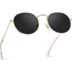 Wearme Pro - Reflective Lens Round Trendy Sunglasses