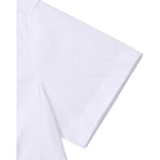 Siliteelon Button Down Shirts For Women Short Sleeve Cotton Dress Shirt Collared Wrinkle Free Work Business Office Blouse