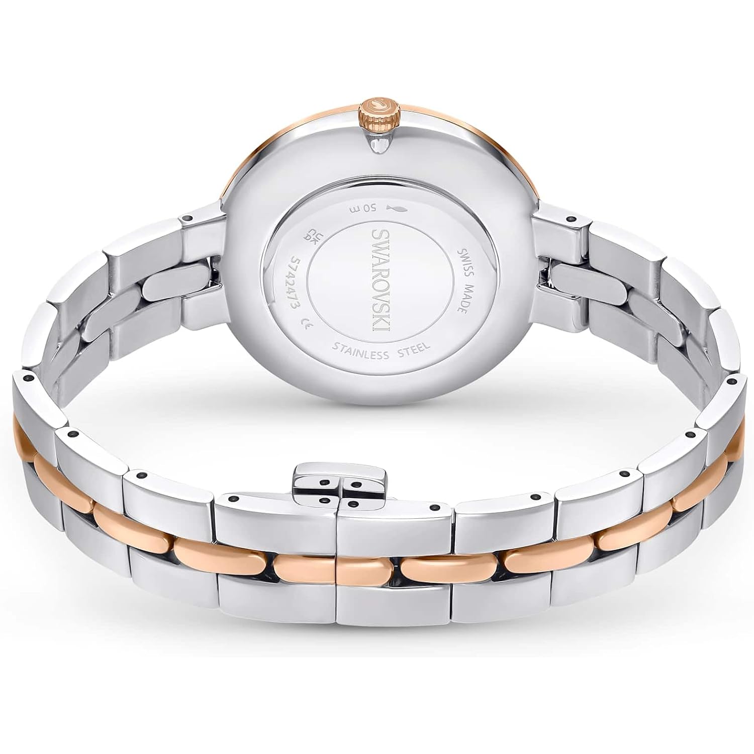 Swarovski Cosmopolitan Watch, Swiss Made, Metal Bracelet, Silver Tone, Mixed Metal Finish