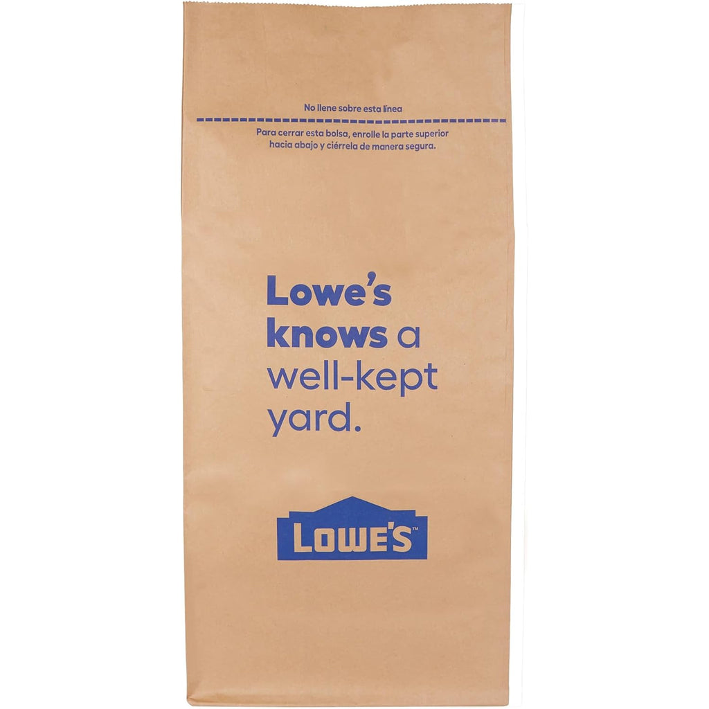 Lowe'S 30 Gallon Heavy Duty Brown Paper Lawn And Refuse Bags For Home And Garden (10 Count), Large (Lowesll)