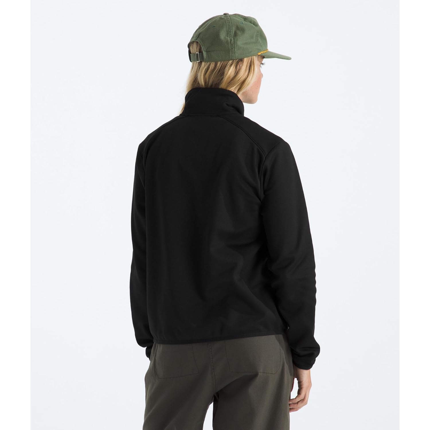 THE NORTH FACE Women's TNF Performance Fleece Full Zip Jacket | Lightweight Pullover With Zip Pockets