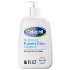 Cetaphil Cream To Foam Face Wash, Hydrating Foaming Cream Cleanser, 16 Oz, For Normal To Dry, Sensitive Skin, With Soothing Prebiotic Aloe, Hypoallergenic, Fragrance Free