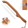 Rapsakemoh Sourdough Bread Knife,Bread Slicer For Homemade, Bread Knife For Homemade Bread Sourdough,Serrated Stainless Blade,Bread Cutter,Sourdough Cutter,Easy Even Slicing&Clean (Walnut Brown)