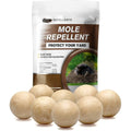 Mole Repellent For Lawns, Mole And Vole Repellent Outdoor, Gopher Repellent, Groundhog Repellent Outdoor, Armadillo Repellent, Mole Deterrent For Yard, Lasts Up To 3 Months, 8 Balls