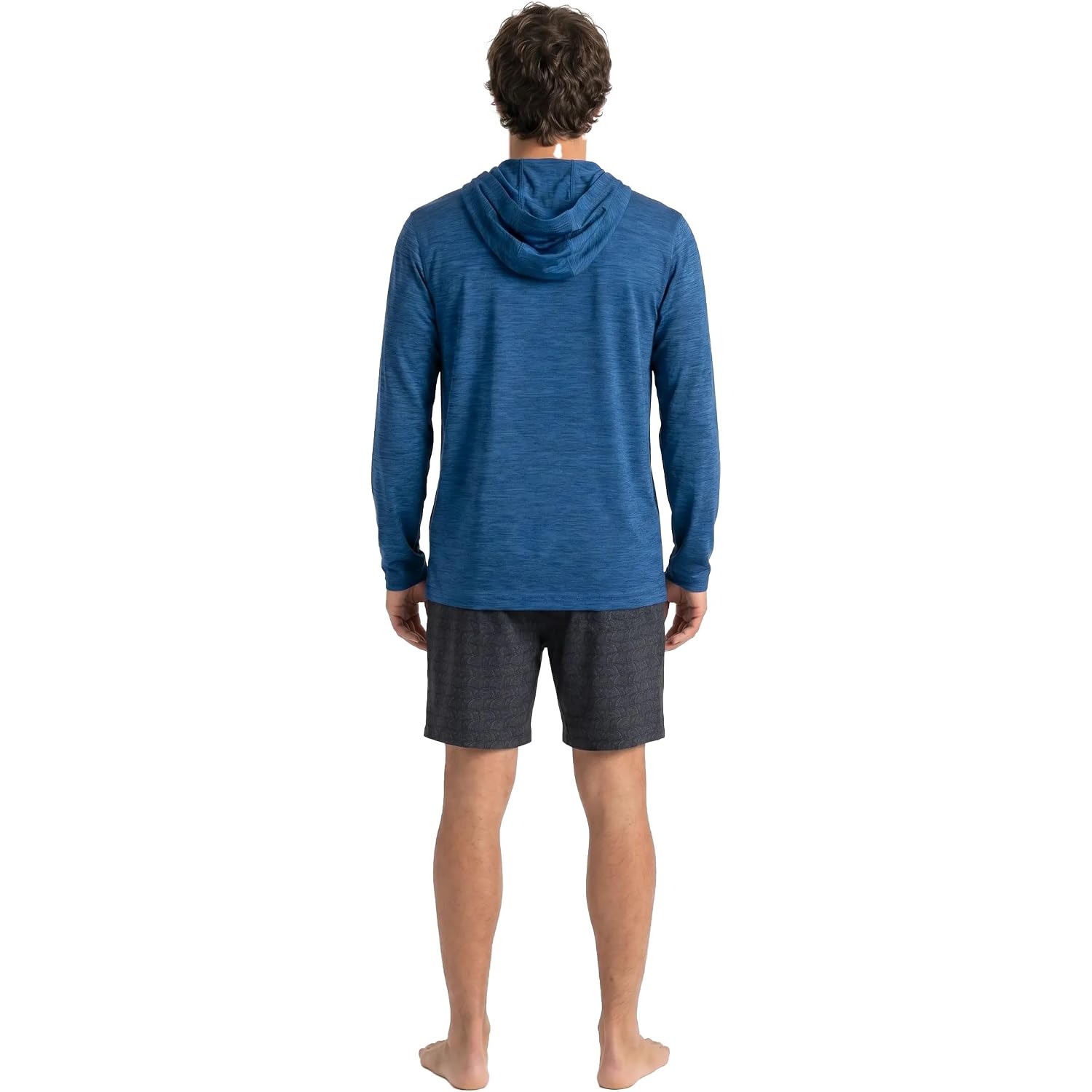 Spyder Men'S Hooded Long Sleeve Rashguard – Upf Sun Protection Quick-Dry Long Sleeve Swim Shirt
