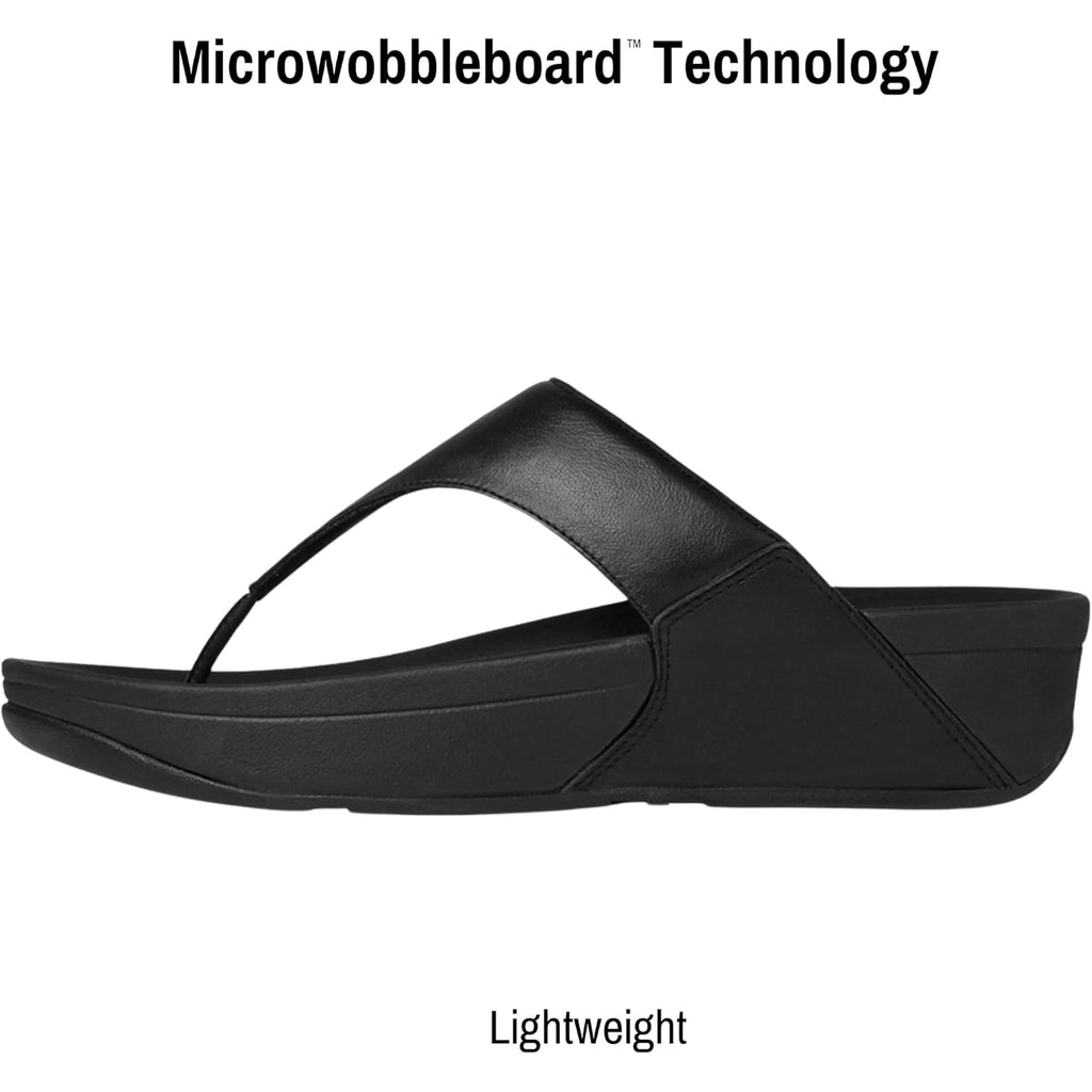Fitflop Womens Lulu Leather Toe Post Sandals