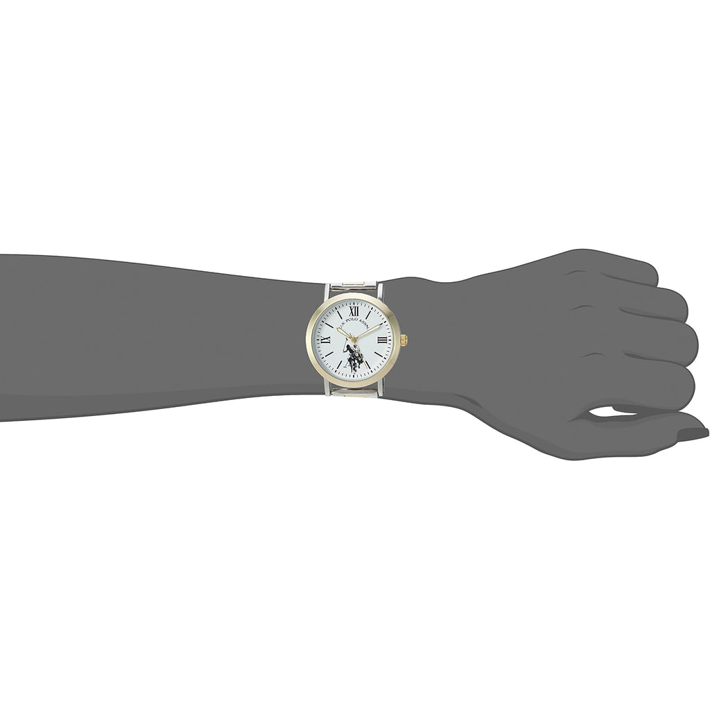 Accutime U.S. Polo Assn. Women'S Usc40261Az Analog Display Analog Quartz Two Tone Watch