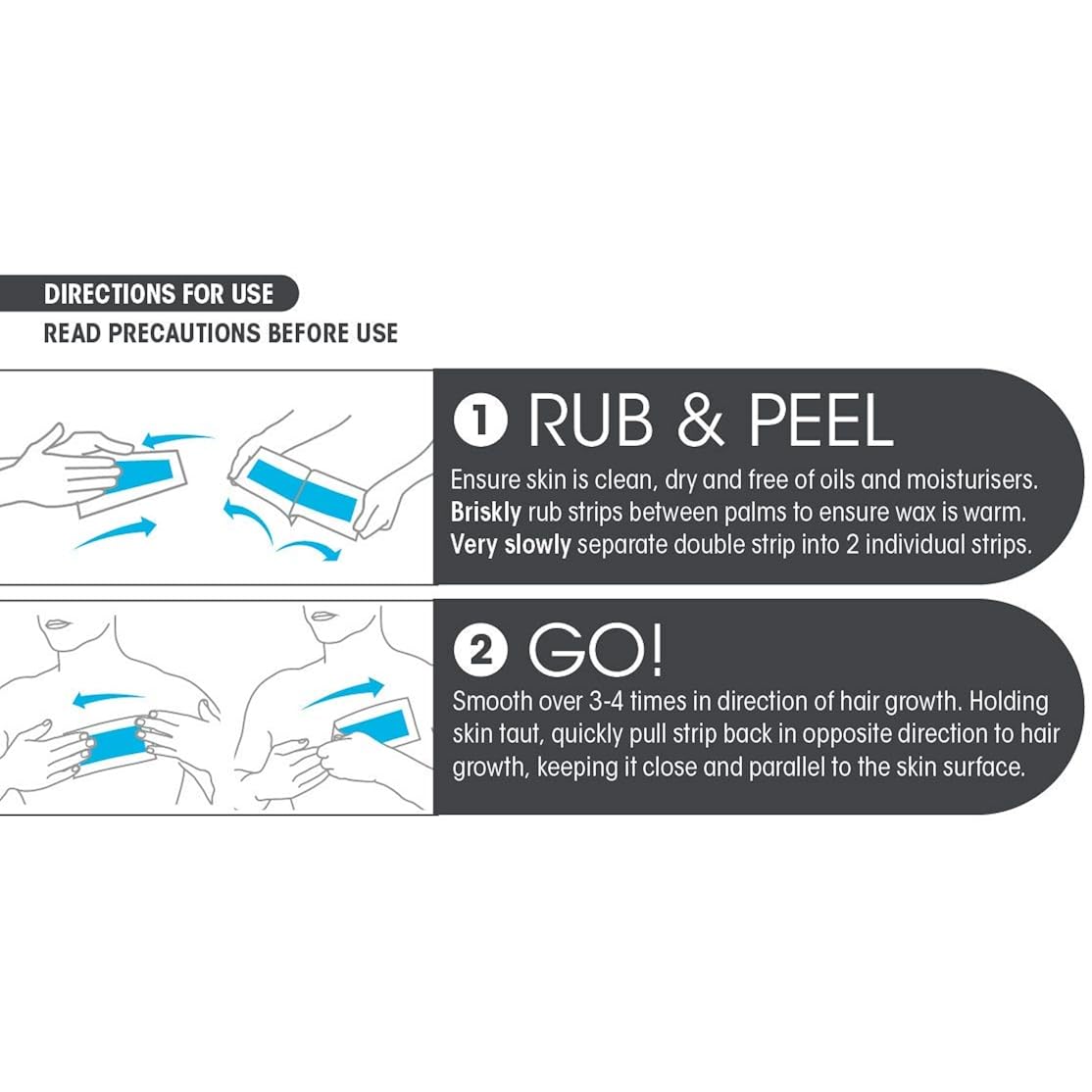Nad's For Men Body Wax Strips - Wax Hair Removal For Men - At Home Waxing Kit With Waxing Strips + 2 Calming Oil Wipes, 20 Count (Pack of 1)