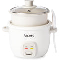 Aroma® Corecoat Rice Cooker With Pop-Up Food Steaming Basket (4 Cups Cooked, 2 Cups Uncooked, 1 Qt)