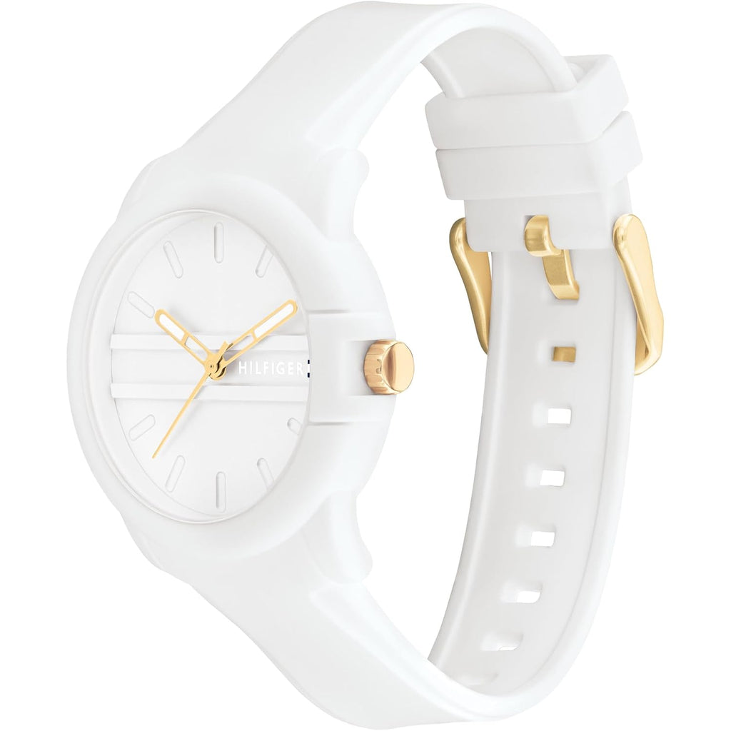 Tommy Hilfiger Sport Watch For Women - Casual 3H Wristwatch For Her - Silicone Strap - Water Resistant Up To 3 Atm/30 Meters - Premium Fashion For Everyday Wear - 36Mm