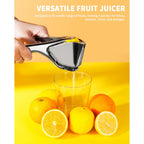 Lemon Squeezer, Stainless Steel Lemon Juicer, Manual Juicer For Lemon Citrus Lime Orange, Handheld Citrus Squeezer