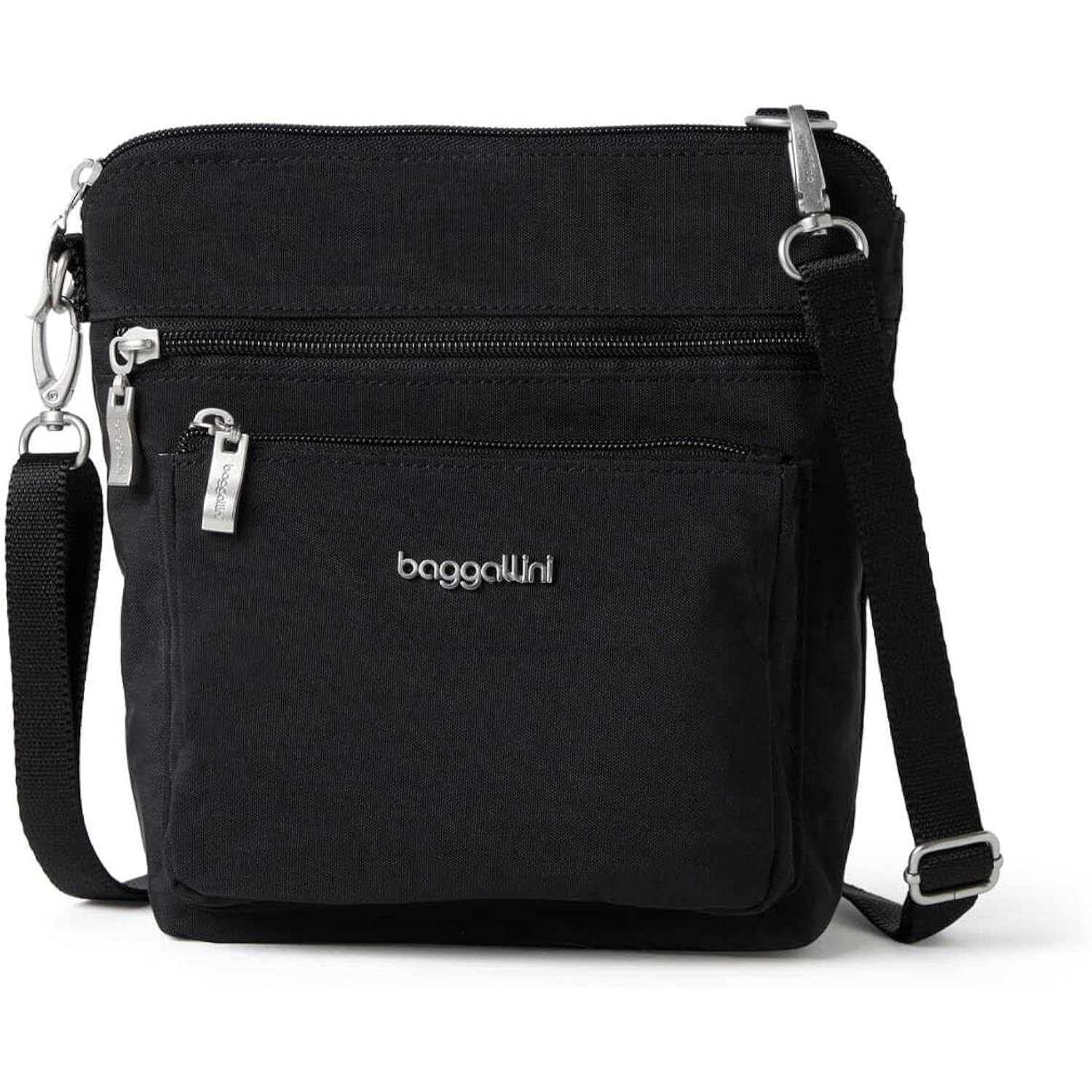 Baggallini Modern Pocket Crossbody Bag For Women, 8.5"X8.5" Handbag Purse With Rfid, Lightweight Water-Resistant