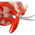 Calary 8Pcs Seafood Scissors Crab Scissors Seafood Shears Multifunctional Crab Leg Crackers And Tools