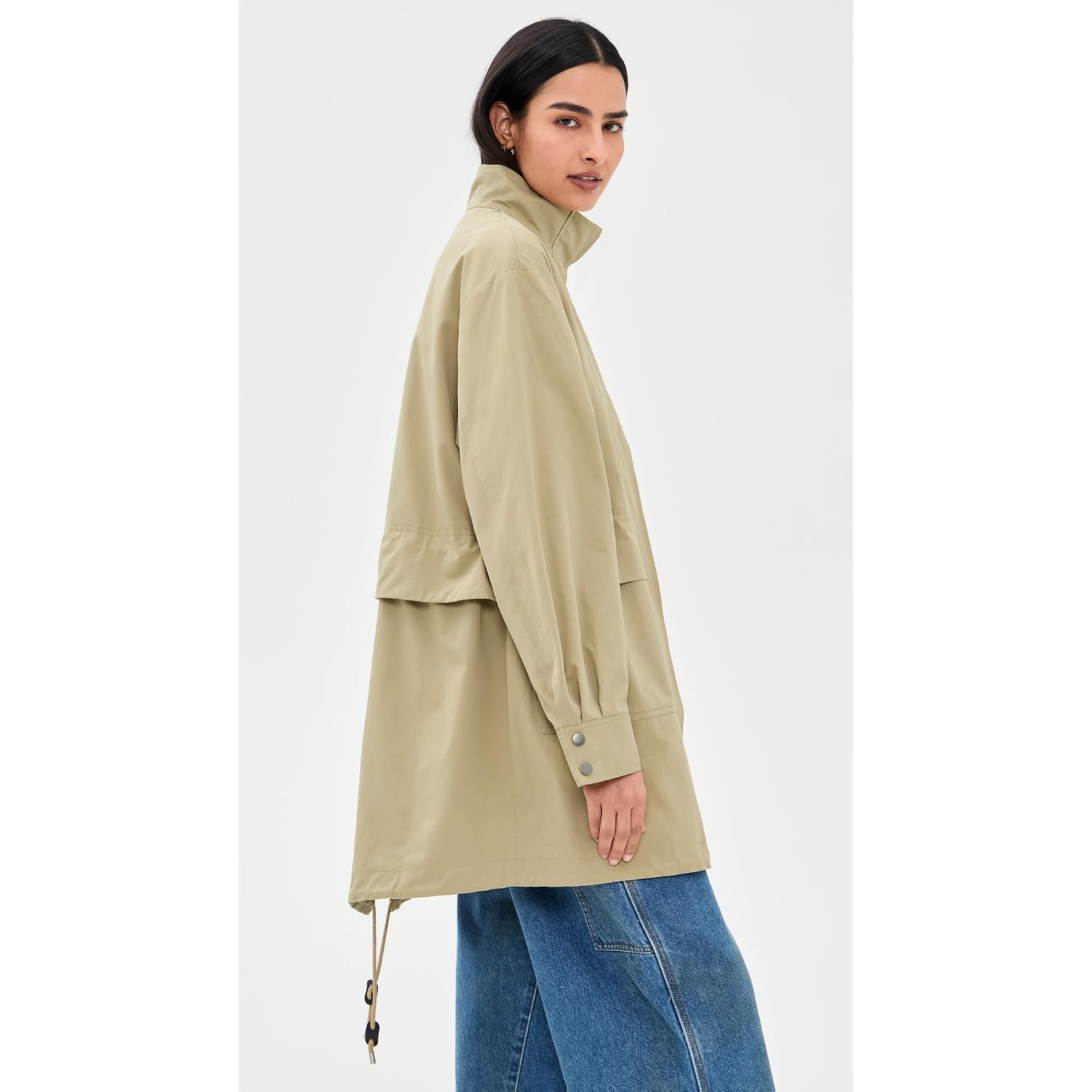 Sea Women'S Odessa Workwear Mid-Length Cape Coat