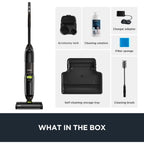 Eureka Wet Dry Vacuum Cleaner Cordless, Mop Vacuum Cleaner With Self-Cleaning System, Lightweight Hardwood Floors Vacuum For Pets And Sticky Messes, Black, New400