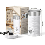 Simpletaste Milk Frother, 4-In-1 Electric Milk Steamer, Automatic Warm And Cold Foam Maker And Milk Warmer For Latte, Cappuccinos, Macchiato, Hot Chocolate