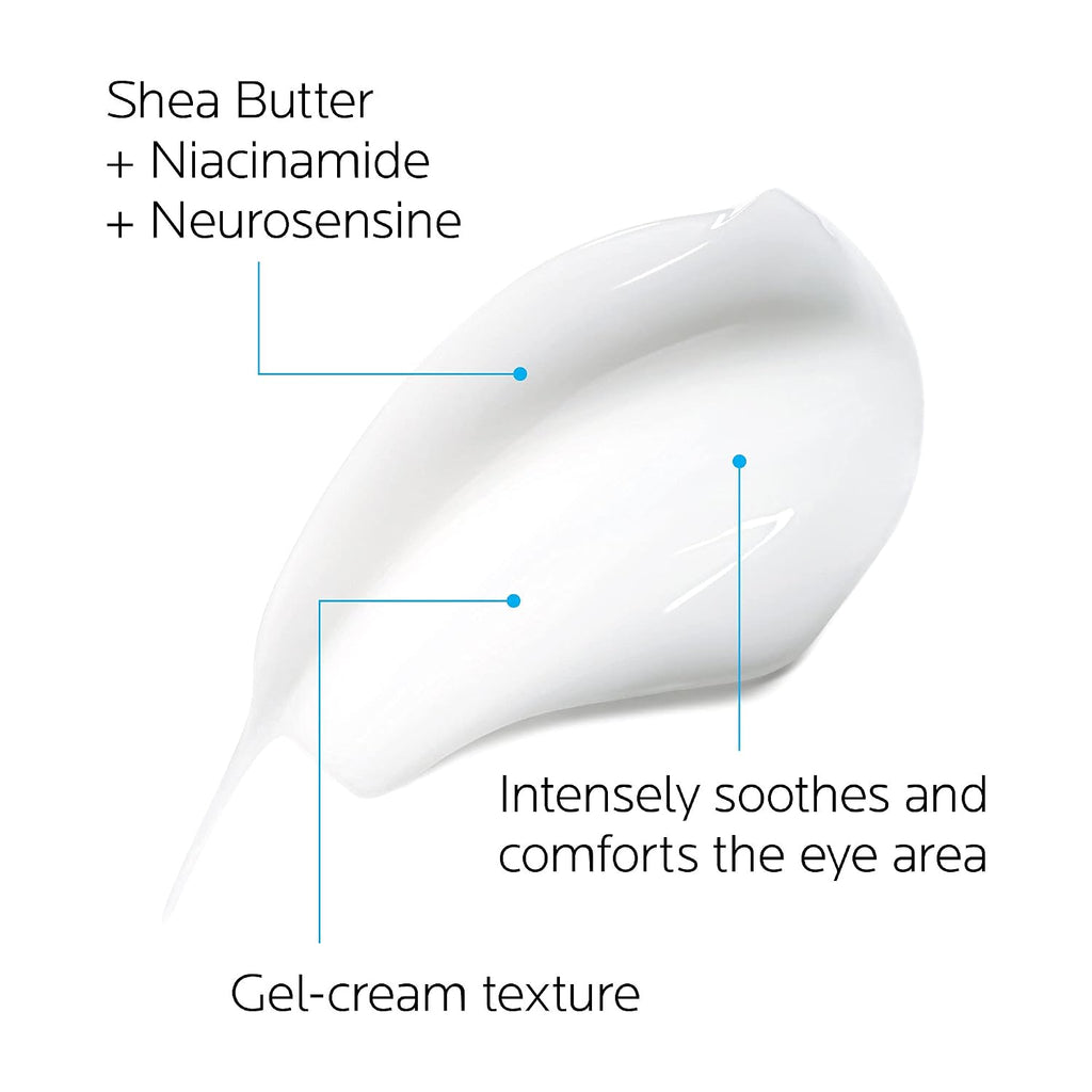 La Roche-Posay Toleriane Dermallergo Eye Cream Soothing Repair Moisturizer, Soothes And Comforts Sensitive Skin, Allergy Tested, Fragrance Free, Alcohol Free, Formerly Toleriane Ultra Eyes