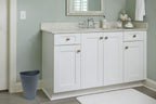 Rubbermaid Trash Can, 2.25 Gallon, Plastic, Gunmetal Blue | Pack Of 2 | Bathroom | Vanity
