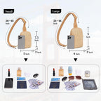 Small Faux Straw Crossbody Bag For Women, Lightweight Summer Beach Sling Purse For Everyday Errands And Casual Outings