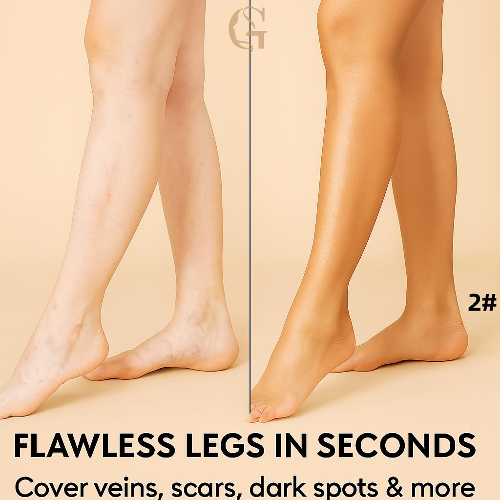 Waterproof Body Concealer – Tattoo, Scar & Vein Cover Up | No-Transfer Leg Makeup & Body Foundation For Flawless Skin, Long-Lasting Coverage For All Skin Tones – 100Ml (Medium)