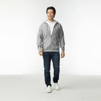 Gildan Unisex-Adult Fleece Zip Hoodie Sweatshirt, Style G18600, Multipack