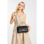 Gladdon Quilted Crossbody Purse for Women Trendy Ladies Shoulder Bag with Chain Designer Purses