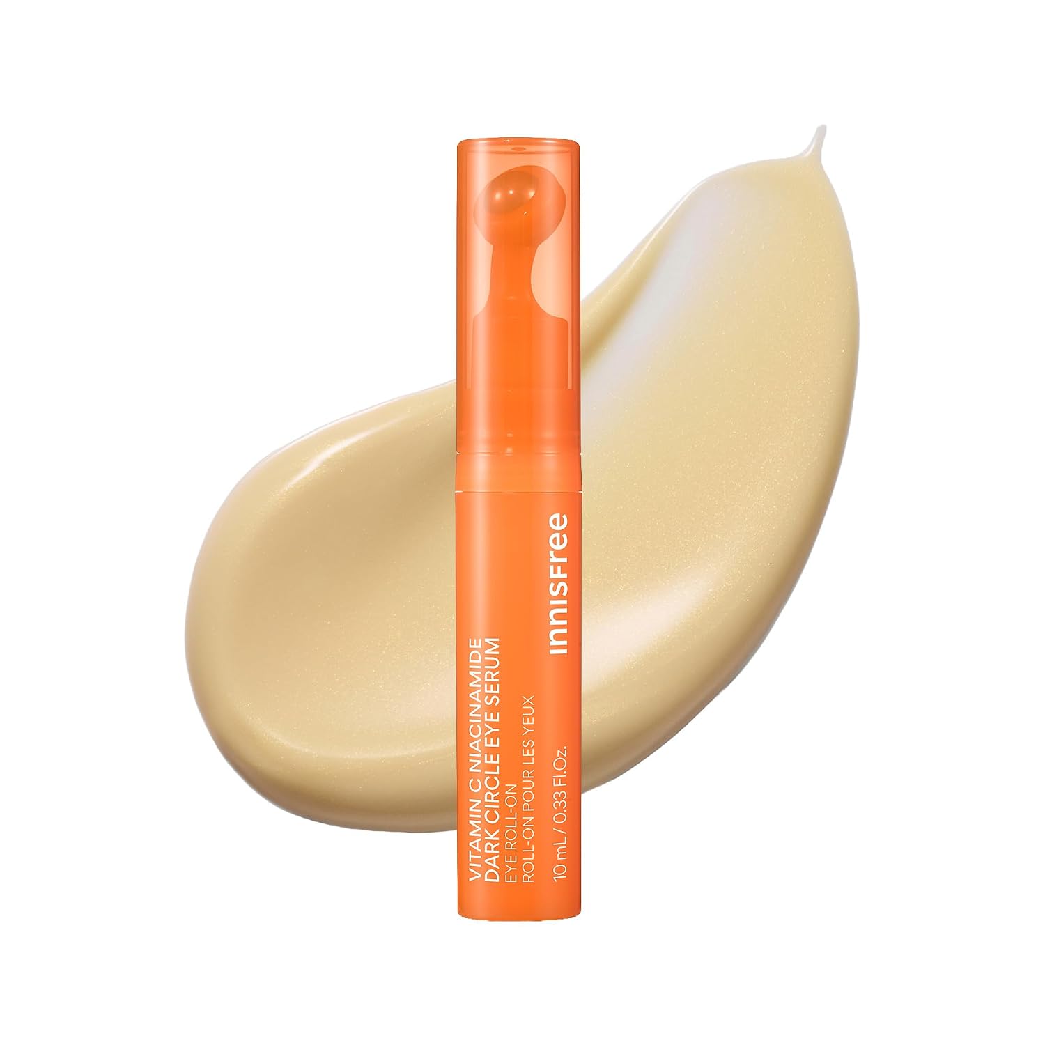 Innisfree Vitamin C Niacinamide Eye Serum | Korean Eye Serum To Improve Dark Under Eye Circles | Eye Roll On Serum For All Skin Types