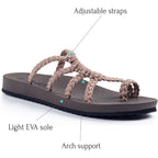 Plaka Relief Flip Flops For Women With Arch Support | Comfy Sandals For Women | Perfect For The Beach, Long Walks Or Poolside