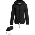 Women'S Lightweight Hooded Raincoat Waterproof Packable Active Outdoor Rain Jacket (S-3Xl)