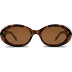 Sojos Retro Oval Polarized Sunglasses For Women Men 90S Vintage Uv400 Protection Tiny Sun Glasses Sj2286