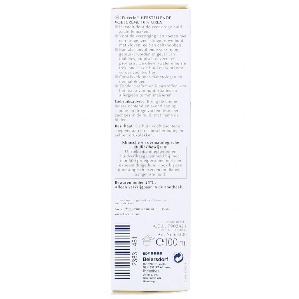 Eucerin UreaRepair Plus Foot Cream 10% Urea 100ml