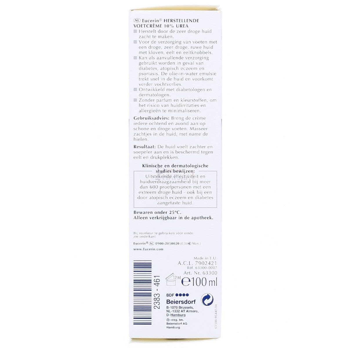 Eucerin UreaRepair Plus Foot Cream 10% Urea 100ml
