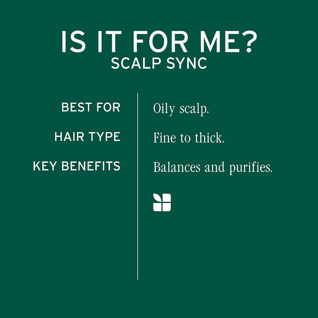 Biolage Scalp Sync Clarifying Shampoo - Residue & Buildup Remover, For Oily Scalp