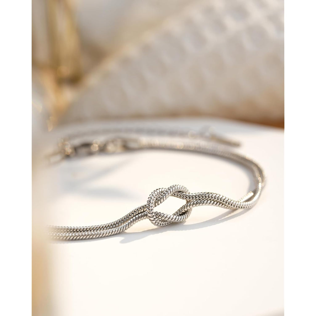 Tarsus Love Knot Friendship Bracelets, Best Friend Mothers Day Birthday Galentines Valentines Christmas Jewelry Friendship Gifts for Women Bff Bestie