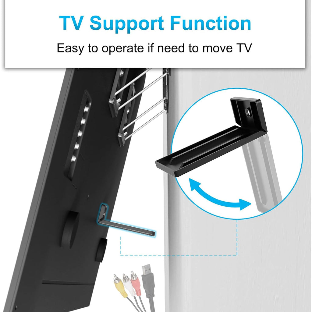 Ultra Slim Tv Wall Mount For 37 To 86 Inch Flat& Frame Tv, Max 165 Lbs, 0.37'' Low Profile Wall Mount, Vesa 200 X 200-600 X 400 Mm