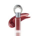 ENTROPY Makeup Glossy Lip Tint – Juicy Glow Line/Non-Sticky Hydrating Lip Gloss Tint, High Shine Finish, Buildable Sheer Color, Lip & Cheek Makeup - Amber Charm (Warm Brick Red) | glossy lip tint, Non-sticky lip tint, Juicy glow lip gloss