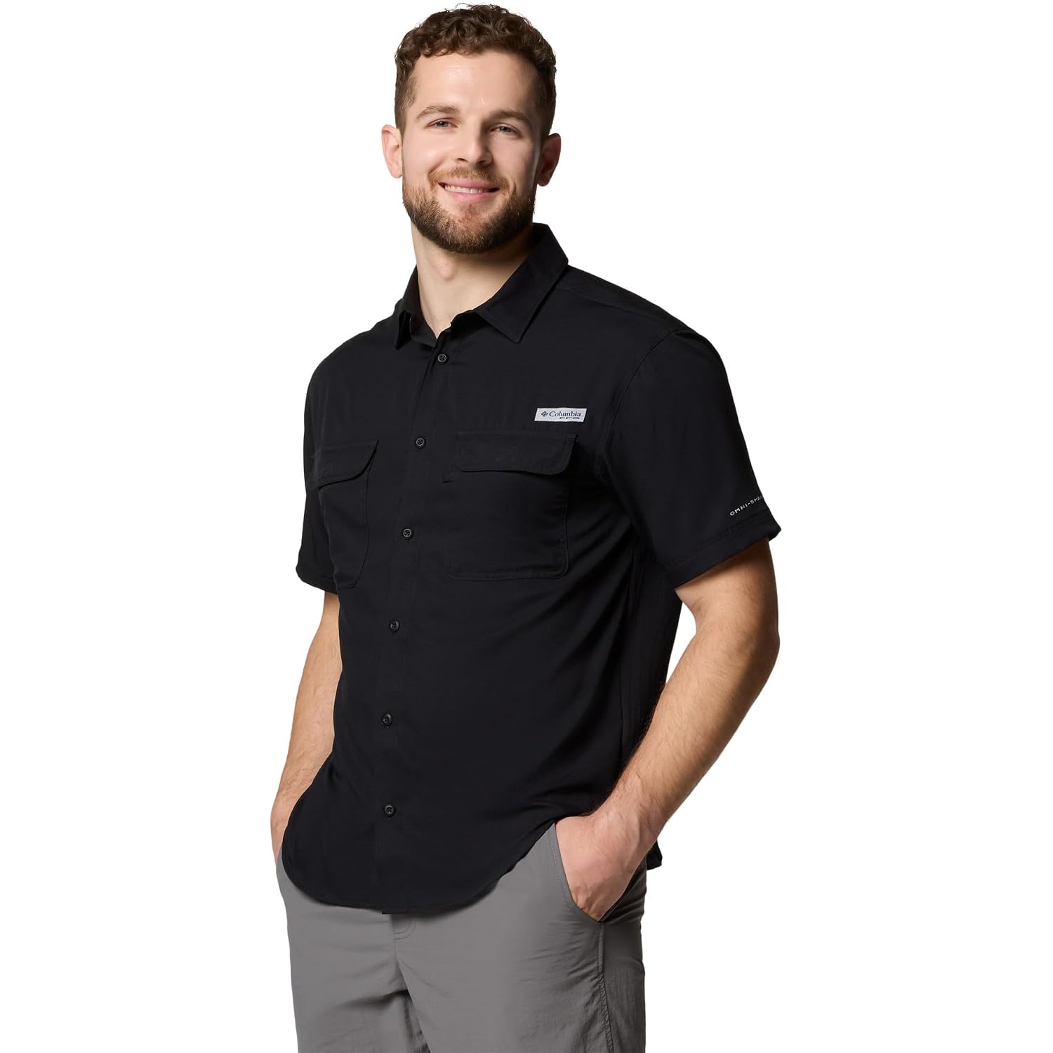 Columbia Men'S Pfg Backwater Short Sleeve Shirt
