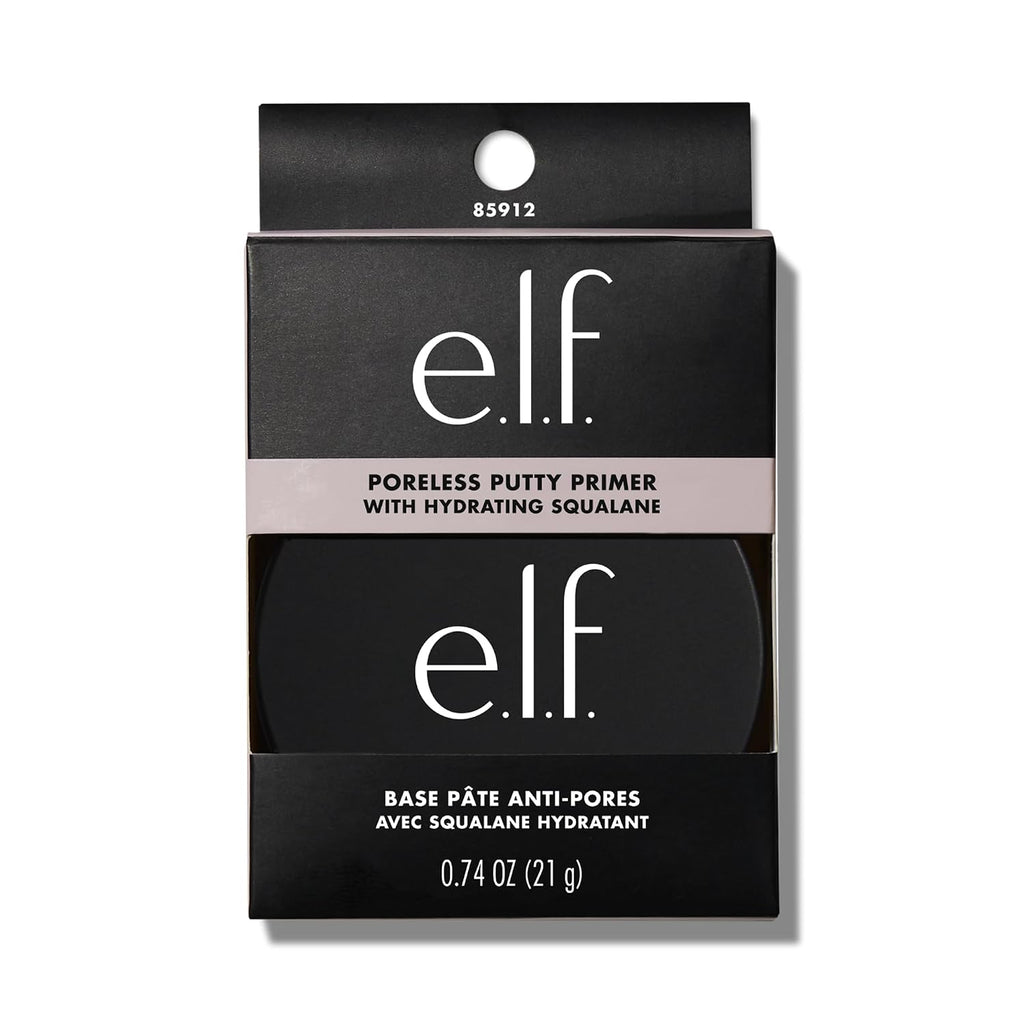 E.L.F. Poreless Face Primer, Skin-Perfecting & Lightweight, Long Lasting, Smooths & Preps To Create Flawless Base, Infused With Tea Tree And Vitamins A & E, 2 Fl Oz