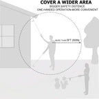 Sunyay Diatomaceous Earth Powder Duster Multi-Purpose Powder Sprayer Indoor And Outdoor With Length Adjustable From 12" To 42"