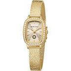 Golden Maple Watches For Women, Dainty Gold Watch With Small Stainless Steel Case, Quartz Movement And Water Resistant, Adjustable Mesh Band