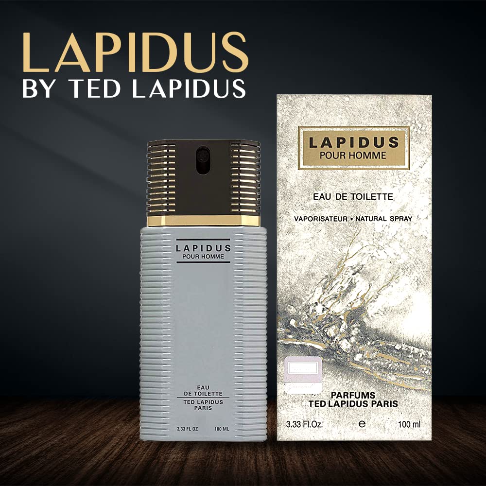 Lapidus By Ted Lapidus For Men. Eau De Toilette Spray 3.3 Ounces (Pack of 3)