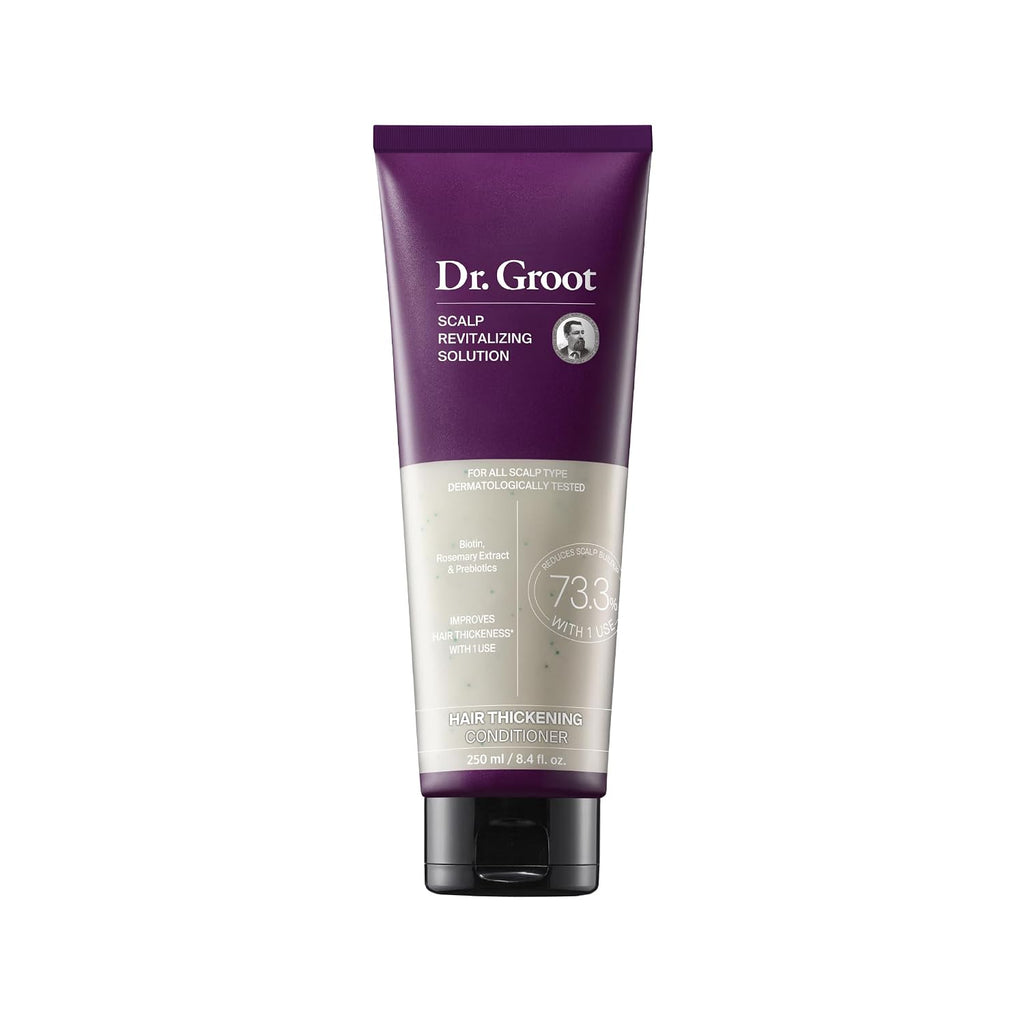 Dr. Groot Hair Thickening Conditioner For Hair Loss, Thinning Hair, Korean Hair Care, Biotin Scalp Treatment, Clinically Tested, Thicker Hair, Reduces Oil